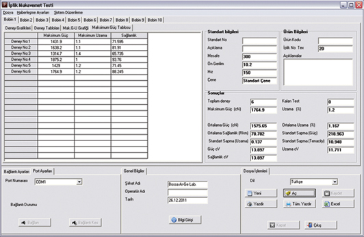 Mukavemet Otomatik Besleme Yazılımı